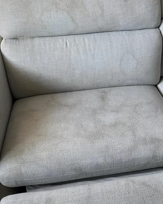 Power recliner — before cleaning